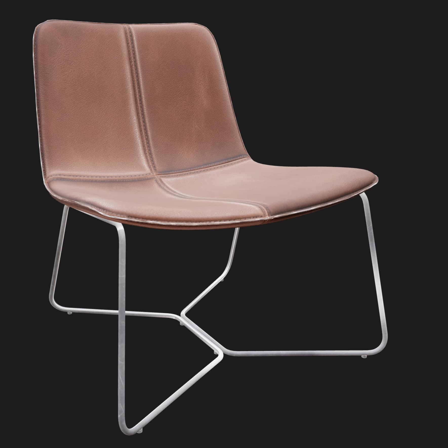 Chair material variant 1 generated with TextureFast